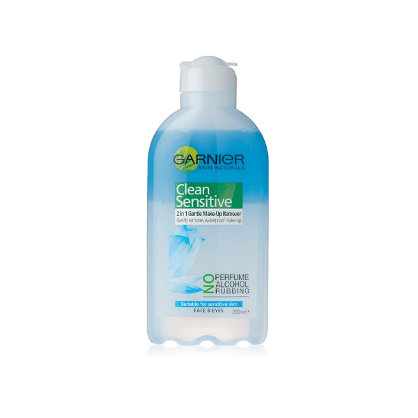 Garnier Clean Sensitive 2-in-1 Makeup Remover for Sensitive Skin 200ml