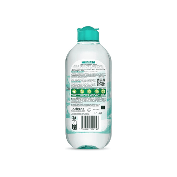 Garnier Hyaluronic Aloe Micellar Cleansing Water 400ml Hydrating Formula