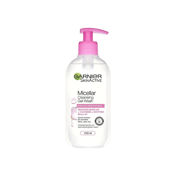 Garnier Micellar Cleansing Gel Wash 200ml Gentle Face Cleanser