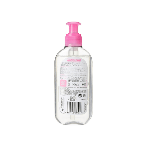 Garnier Micellar Cleansing Gel Wash 200ml Gentle Face Cleanser