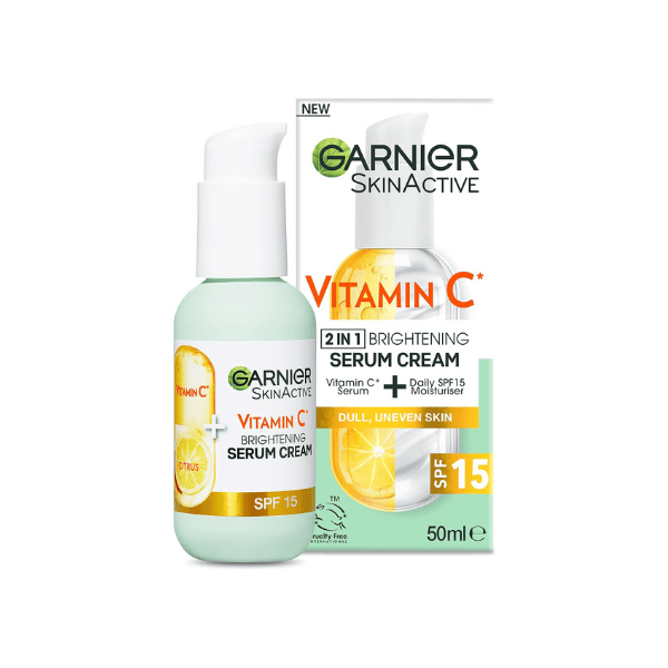 Garnier Skin Active Vitamin C Serum Cream Brightening & SPF 15 Protection