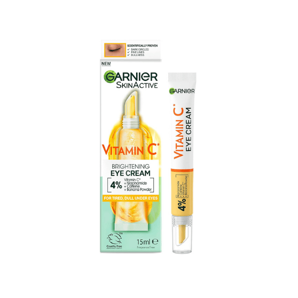 Garnier Vitamin C Eye Cream Target Dark Circles & Puffiness with 4% Vitamin C 15ml