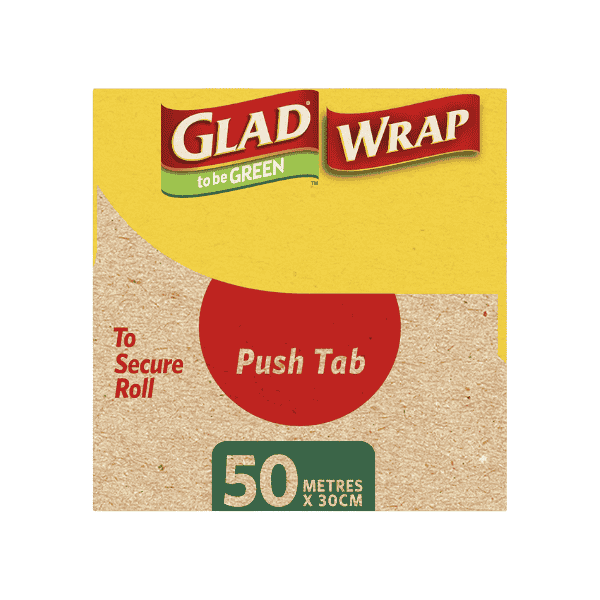 Glad To Be Green 50% Plant Based Cling Wrap 50 Metre pack of 1