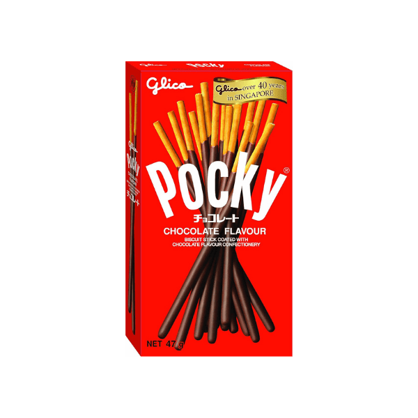 Glico Pocky 47g Chocolate Coated Biscuit Sticks for a Sweet Snack