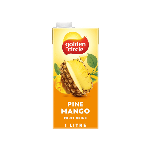 Golden Circle Pineapple & Mango Fruit Drink 1L - No Artificial Colours Flavours or Preservatives