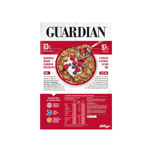 Kellogg's Guardian Cereal 360g A Tasty Way to Kickstart Your Morning