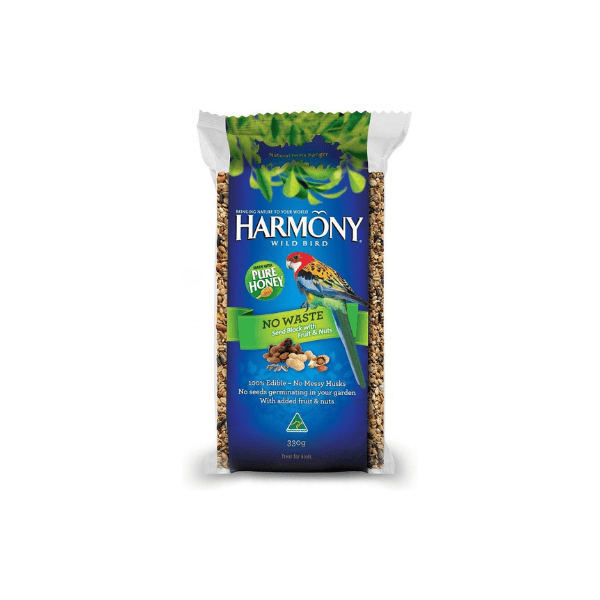 Harmony No Waste Seed Block 330g Convenient and Nutritious Bird Food Treats