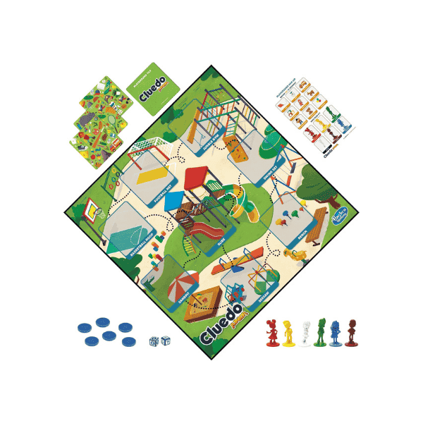 HASBRO GAMING Clue Junior 2 Sided Game for Kids Ages 4+2 Games in 1 2 to 6 Players