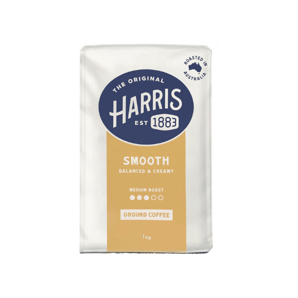 Harris Smooth Ground Coffee 1 kg Perfect for Espresso and Drip Coffee