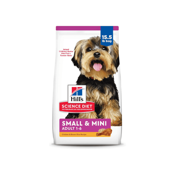 Hill's Science Diet Chicken Meal Barley & Rice Recipe Small Paws Dry Dog Food 7.03kg