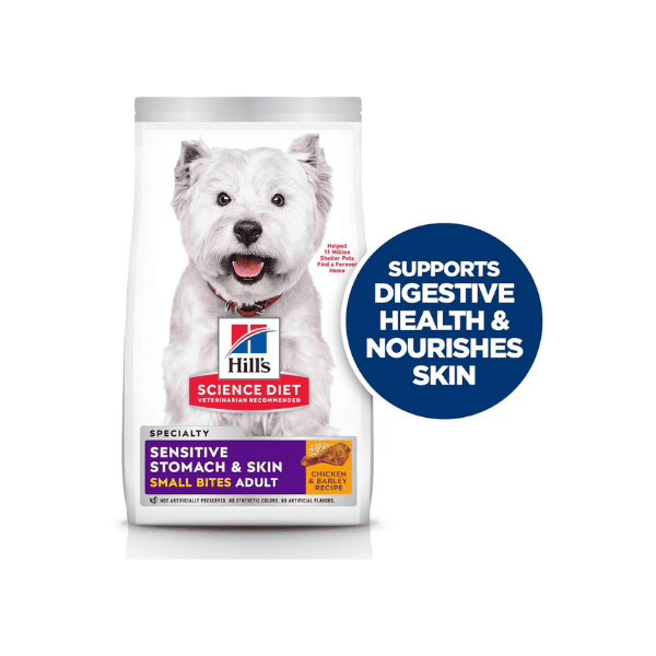 Hill’s Science Diet Sensitive Stomach & Skin Small Bites Dry Dog Food Chicken Recipe 1.81kg