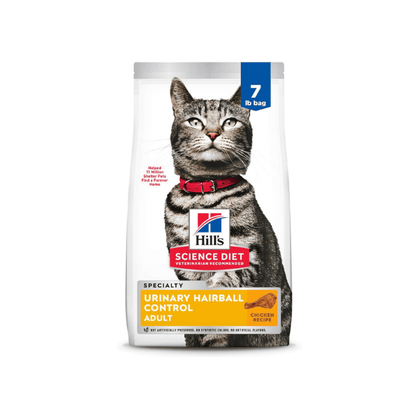 Hill's Science Diet Chicken Recipe Dry Cat Food Urinary & Hairball Control 3.17kg