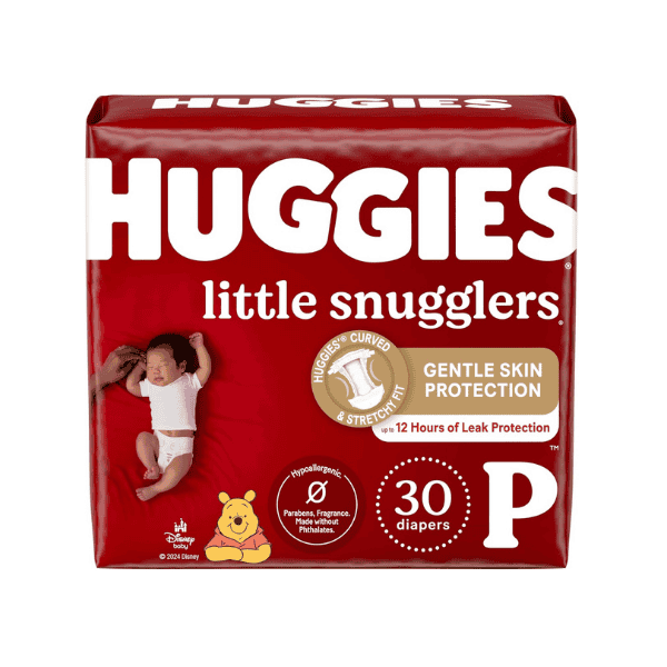 30 Count Huggies Premmie Nappies up to 3kg