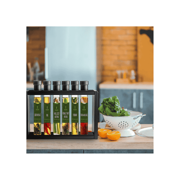 Infused Olive Oil Gift Set 6x40ml – Flavored Extra Virgin Oils for Cooking & Gifts