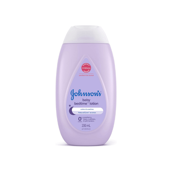 Johnson’s Baby Bedtime Gentle Lotion 200mL Jasmine & Lily Scent for Calming Sleep & Soft Skin