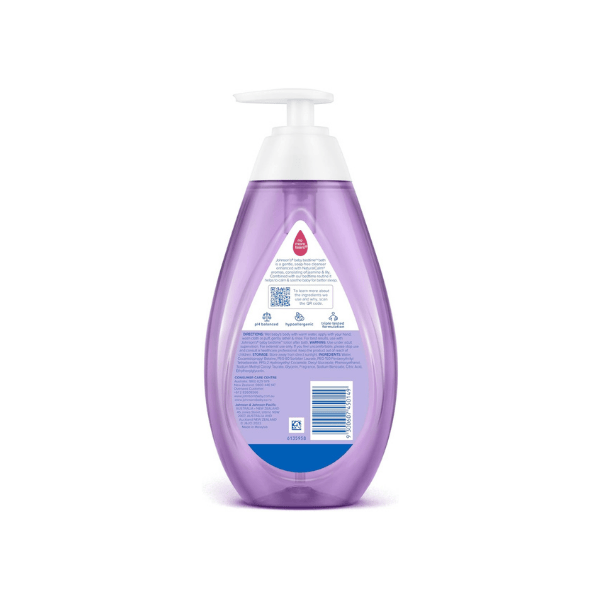 Johnson’s Baby Bedtime Gentle Bath 500mL Tear-Free with Jasmine & Lily for a Calming Night