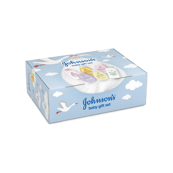 Johnson’s Baby Gift Set Essential Baby Bath & Skin Care Products for Newborns