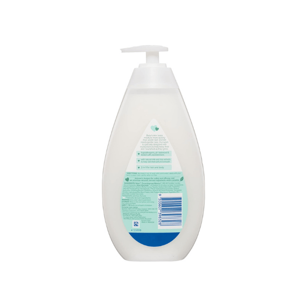 Johnson’s Milk + Rice Tear-Free Baby Bath 750mL Nourishing Moisture for Baby’s Soft Skin