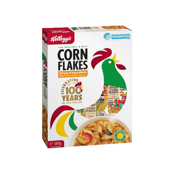 Kellogg's Corn Flakes Original 380g Wholesome Breakfast Cereal for the Whole Family