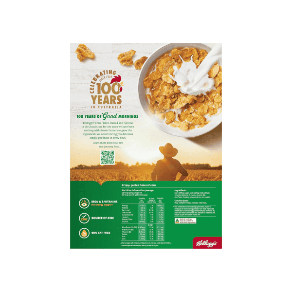 Kellogg's Corn Flakes Original 380g Wholesome Breakfast Cereal for the Whole Family