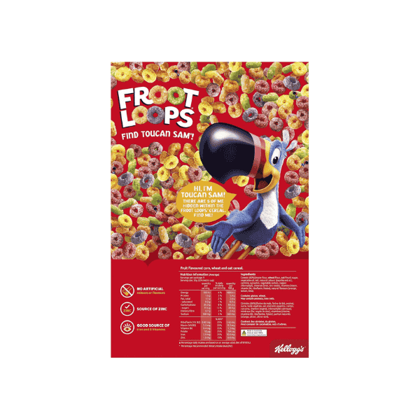 Kellogg's Froot Loops Breakfast Cereal 285g Taste the Rainbow