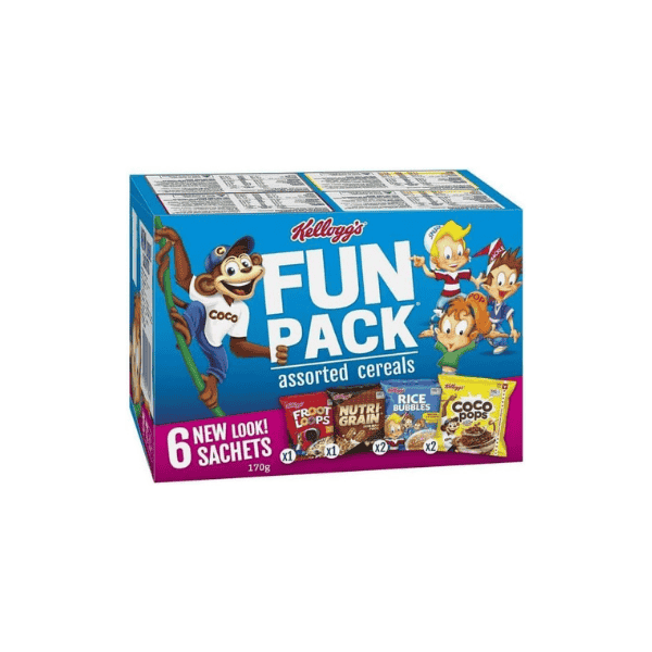 Kellogg's Assorted Breakfast Cereals Fun Pack 6 Pack of Morning Favorites