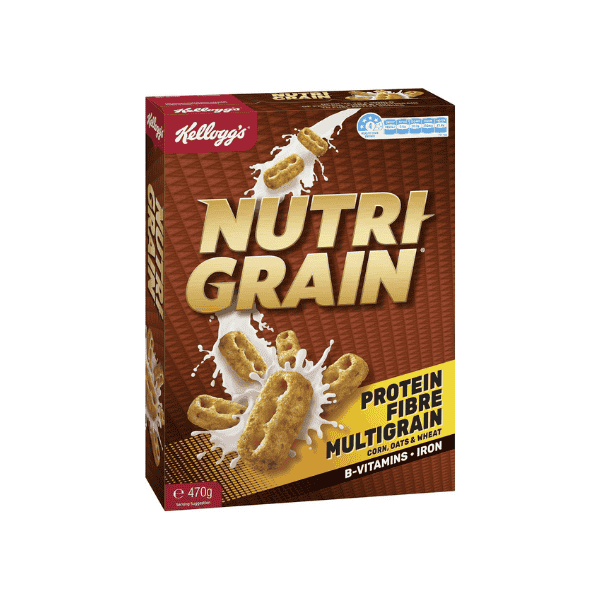 Kellogg's Nutri-Grain Original Breakfast Cereal 470 g of Flavor and Nutrition