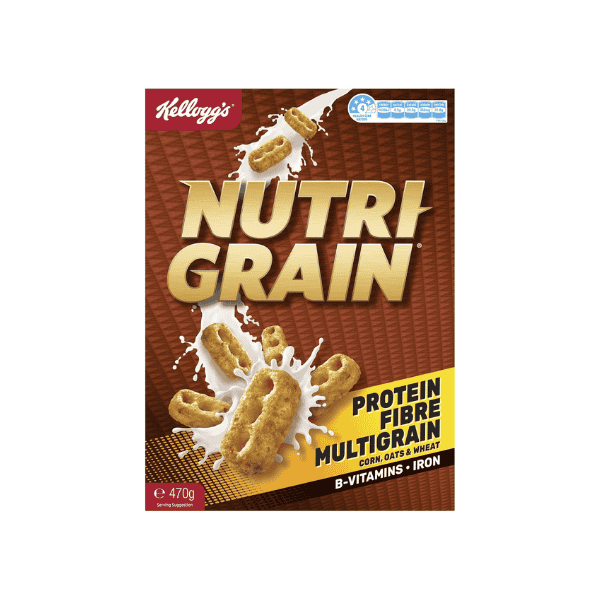 Kellogg's Nutri-Grain Original Breakfast Cereal 470 g of Flavor and Nutrition