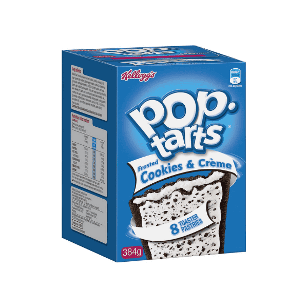 Kellogg's Pop-Tarts Cookies and Cream Tasty Toaster Pastries for Everyone