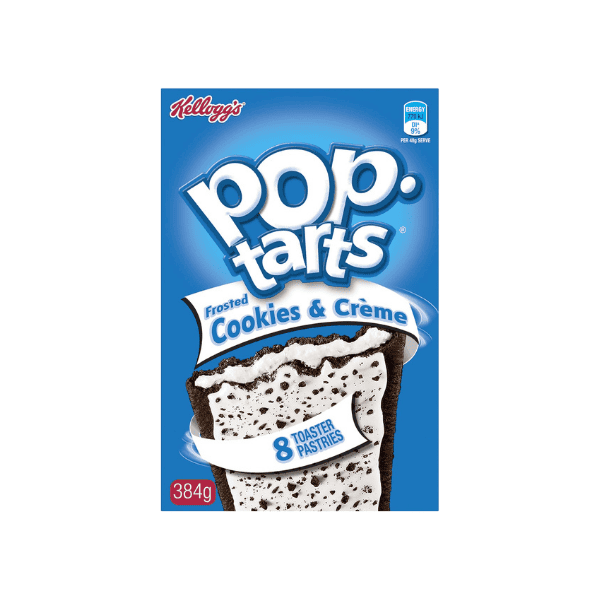 Kellogg's Pop-Tarts Cookies and Cream Tasty Toaster Pastries for Everyone