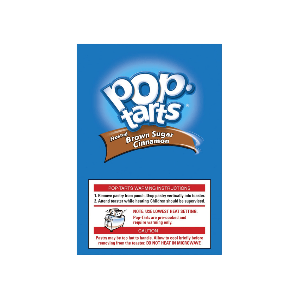 Kellogg's Frosted Brown Sugar Cinnamon Pop-Tarts 384g The Perfect Sweet Snack