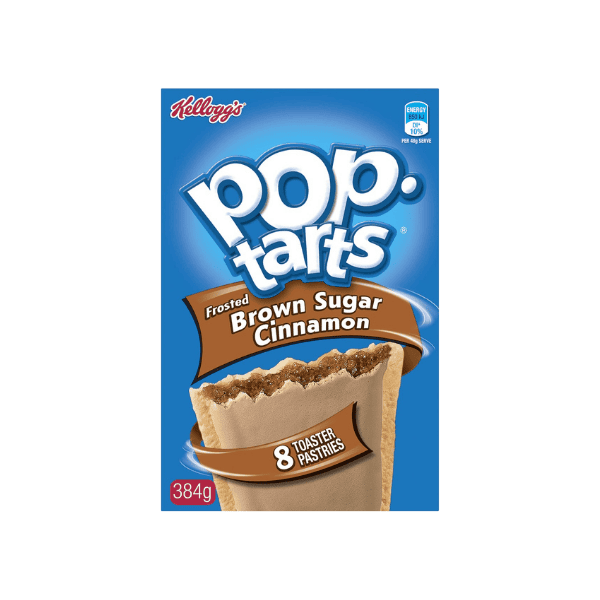 Kellogg's Frosted Brown Sugar Cinnamon Pop-Tarts 384g The Perfect Sweet Snack