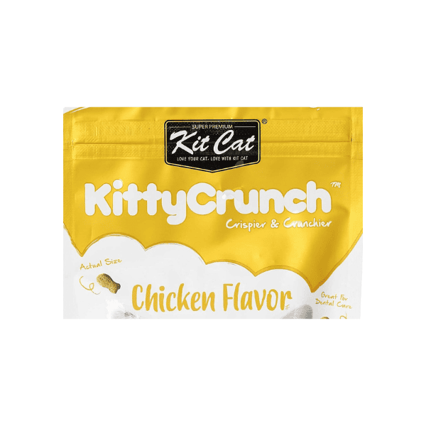 Kit Cat Kitty Crunch Chicken Treat 60g of Delicious Crunchy Chicken Flavor