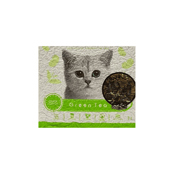 Kit Cat SOYA Clump Green Tea Cat Litter 7L of All-Natural Freshness and Odor Control