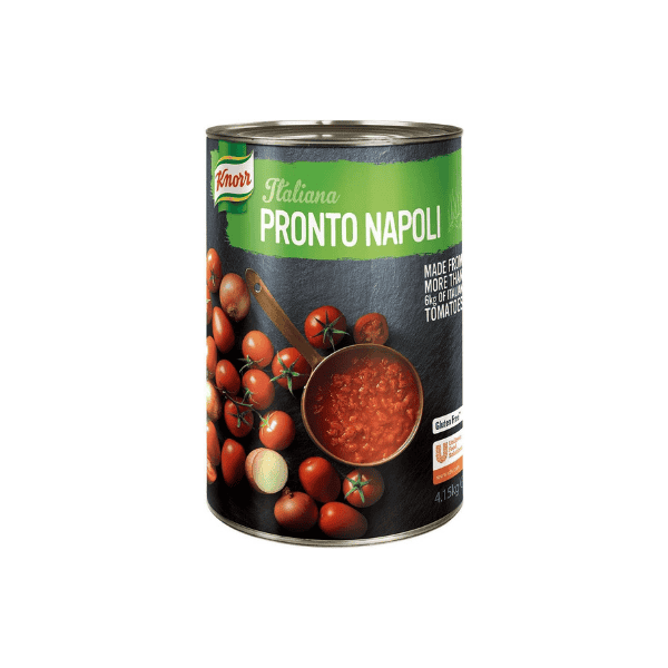 Knorr Italiana Sauce Pronto Napoli Gluten Free 4.15 kg for Authentic Italian Flavor