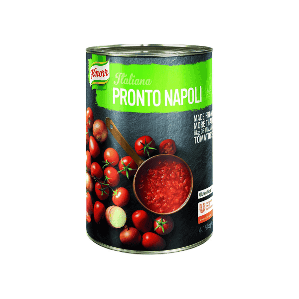 Knorr Italiana Sauce Pronto Napoli Gluten Free 4.15 kg for Authentic Italian Flavor