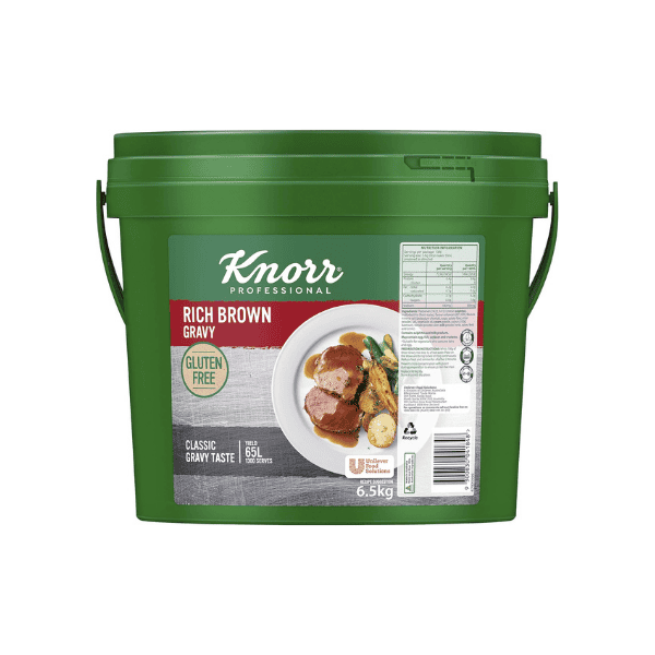 Knorr Rich Brown Gravy Gluten Free 6.5 kg for Savory Flavor