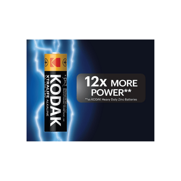 Kodak AA  Xtralife Alkaline Batteries pack of 60