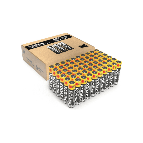 Kodak XTRALIFE AAA Alkaline Batteries Pack of 60