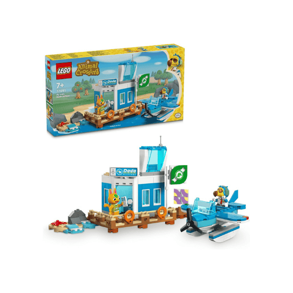 LEGO® Animal Crossing Dodo Airlines Playset 77051 Seaplane Toy & Pilot Minifigure for Kids 7+