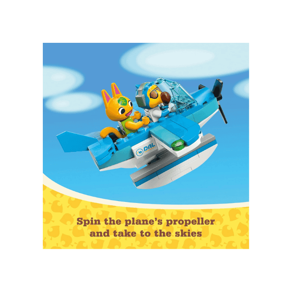 LEGO® Animal Crossing Dodo Airlines Playset 77051 Seaplane Toy & Pilot Minifigure for Kids 7+