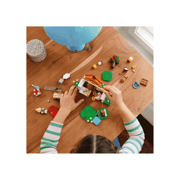 LEGO Animal Crossing Isabelle’s House Visit 77049  Building Toy for Kids 6+ with 2 Minifigures