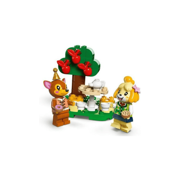 LEGO Animal Crossing Isabelle’s House Visit 77049  Building Toy for Kids 6+ with 2 Minifigures