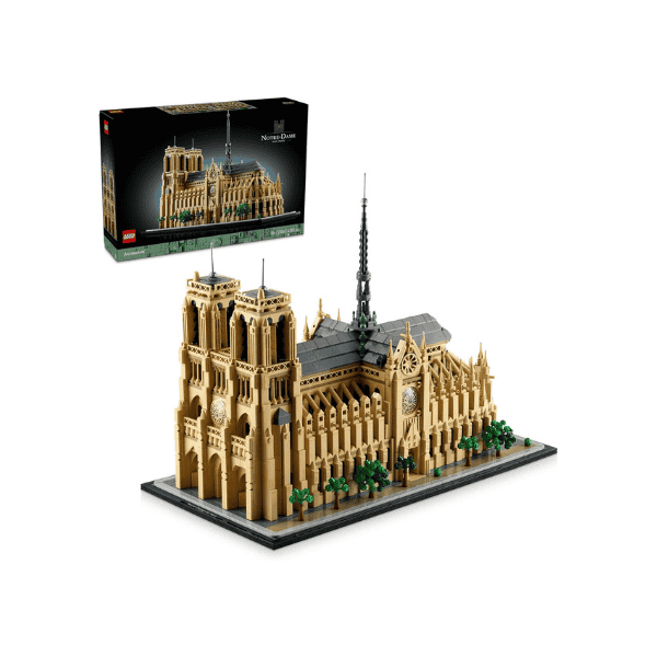 LEGO Architecture Notre-Dame de Paris 21061 Adult Model Kit for Home/Office Décor Perfect Collectible for History Lovers