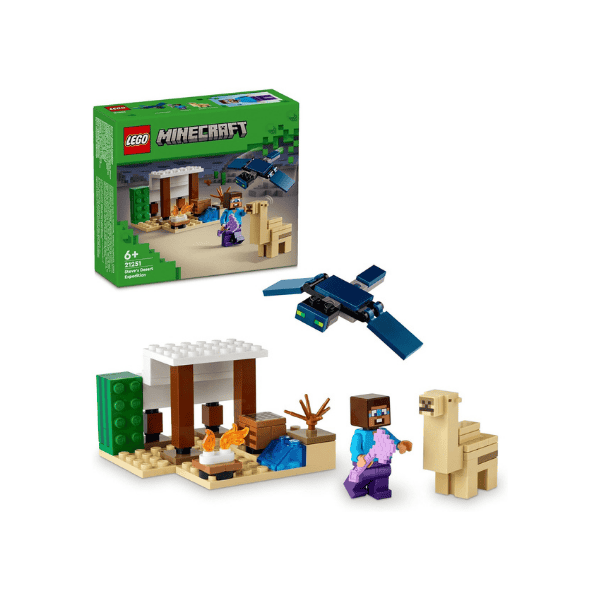 LEGO® Minecraft® Steve's Desert Expedition 21251 Playset for Kids 6+ with House and Figures