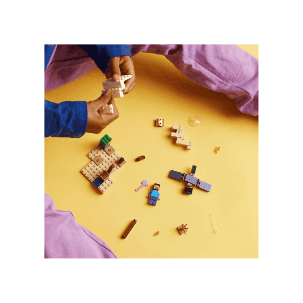 LEGO® Minecraft® Steve's Desert Expedition 21251 Playset for Kids 6+ with House and Figures