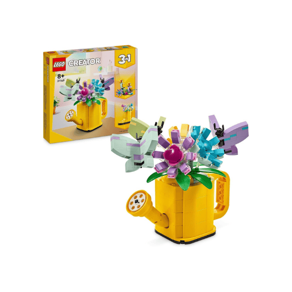 LEGO® Creator Flowers in Watering Can 31149 Welly Boot & 2 Birds Playset for Kids 8+