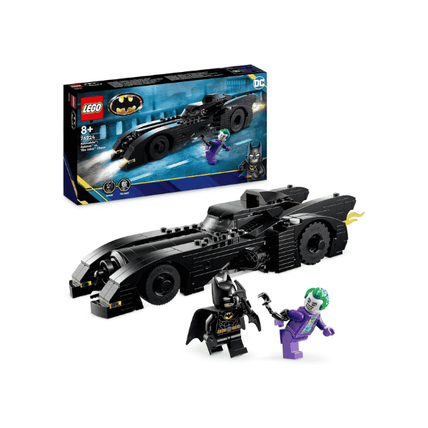 LEGO DC Batmobile Set 76224 Batman vs The Joker with 1989 Batmobile and 2 Minifigures