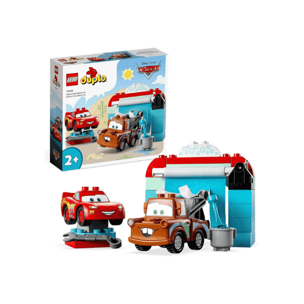 LEGO® DUPLO® Disney Pixar Cars Car Wash Fun 10996 Lightning McQueen & Mater Set for Ages 2+