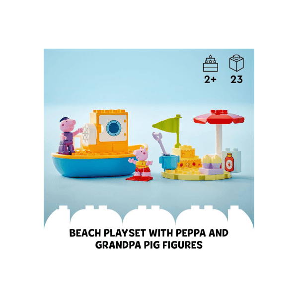 LEGO® DUPLO Peppa Pig Boat Trip 10432  Buildable Playset with 2 Figures for Toddlers 2+